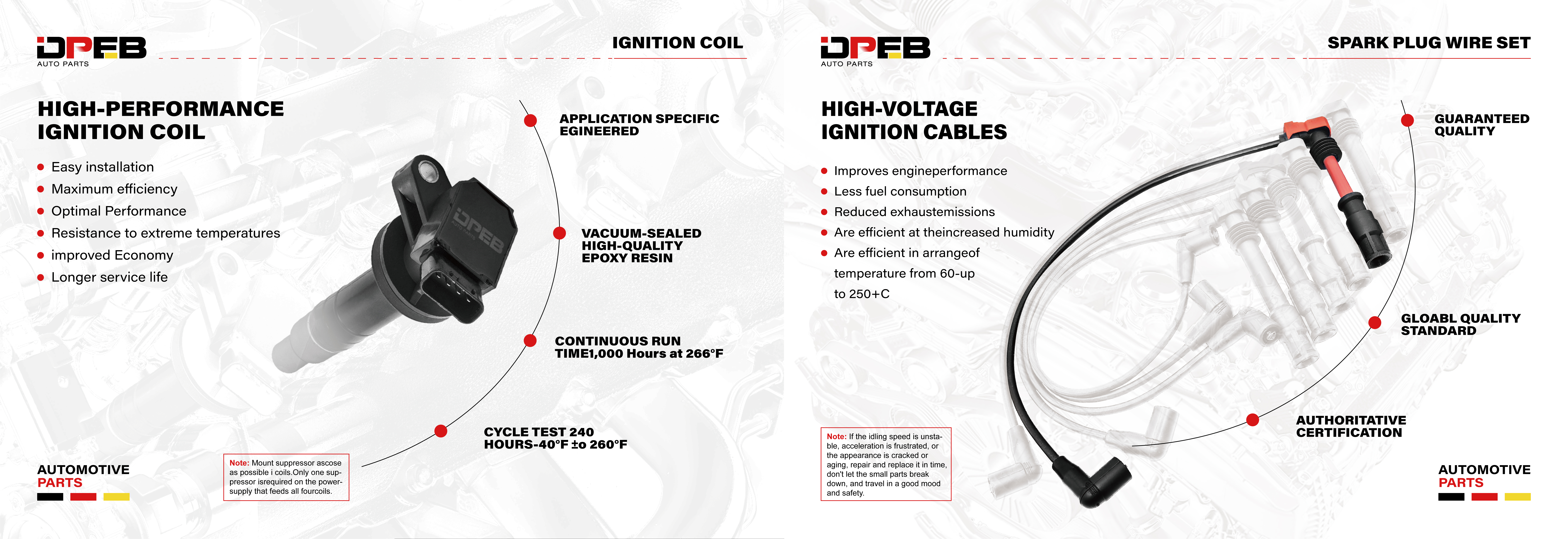 DPEB packaging and product lineup